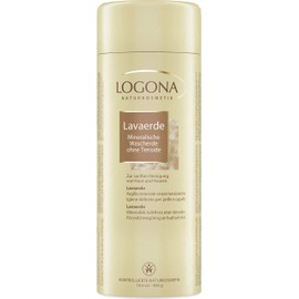 LOGONA Naturkosmetik Lavaerde Powder - Ghassoul Clay for Hair and Body Care, Natural and Vegan, also for Masks and Peelings 300g