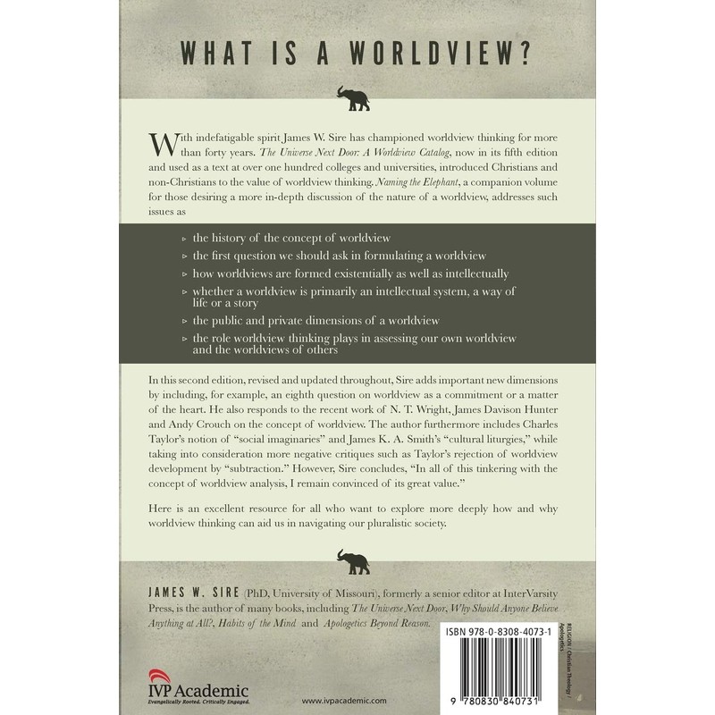 Naming the Elephant: Worldview as a Concept
