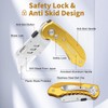 Box Cutter Heavy Duty Utility Knife, Razor Knife, Lightweight Aluminum