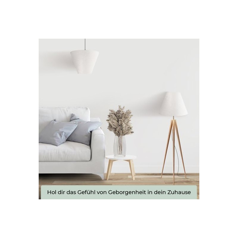 Wogati® Premium Lampshade, E14/E27, Cotton, Various Sizes and Colours, Colour: