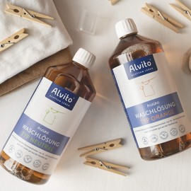 Alvito Öko Waschlösung 1,0 l (Typ Neutral) - Für Allergiker und Babys