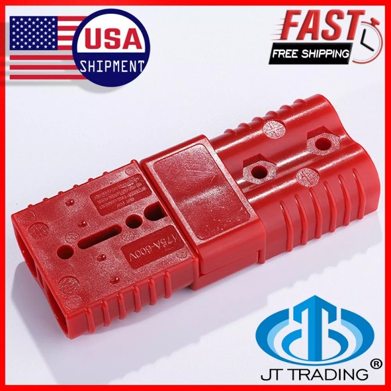 JTtrading 175A Battery Quick Connect Disconnect Jumper Connectors Cable Kit