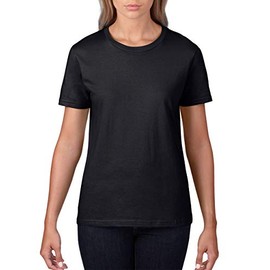 Anvil Ladies 100% Combed Ring Spun Cotton T-Shirt Black