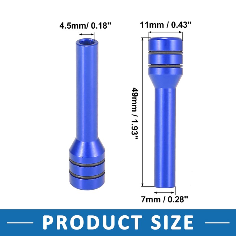 A ABSOPRO Set of 4 Interior Car Door Lock Knob