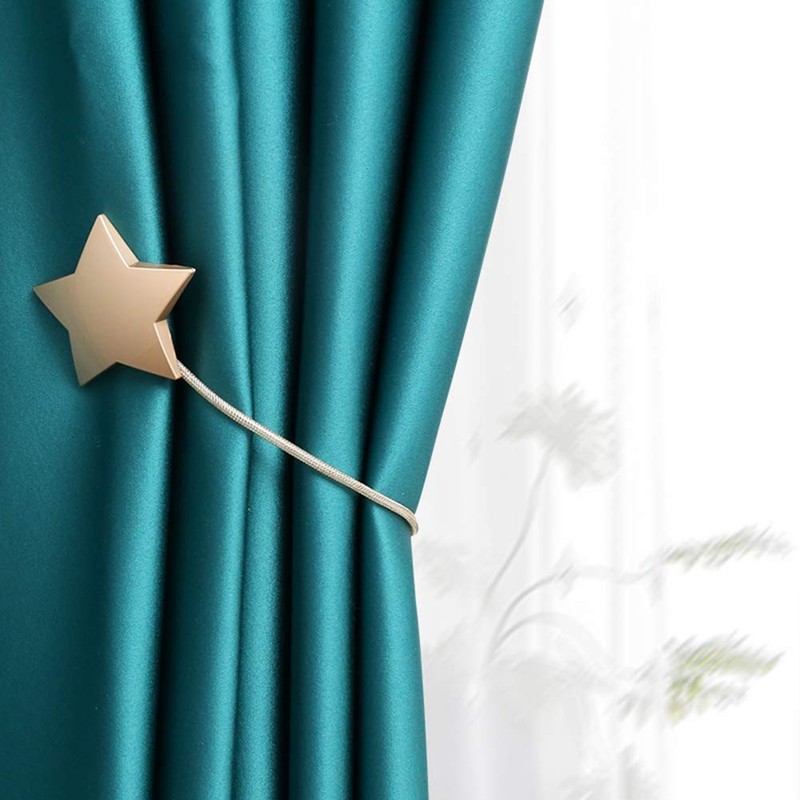 Sitengle Curtain Tassel, Magnet, Star, Christmas Gift, Curtain Accessory, Strong