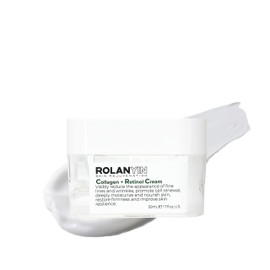 ROLANYIN Collagen + Retinol Cream for Deep Hydration and Anti Aging Firming Wrinkle Reduction Nourishing and Plumping Formula Skin Care