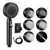 Regadera Kit De Ducha Tipo Telefono De Mano Acero Inoxidable