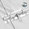Sturdy Stainless Steel Door Latch for Powerful Security Lock 2ea