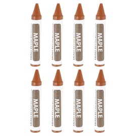uxcell Furniture Repair Wood Markers, 8 Pcs Maple Touch Up Filler Sticks, Wood Wax Pen Crayons for Scratches, Wood Floors, Tables, Cabinet, Carpenters, Cover Ups