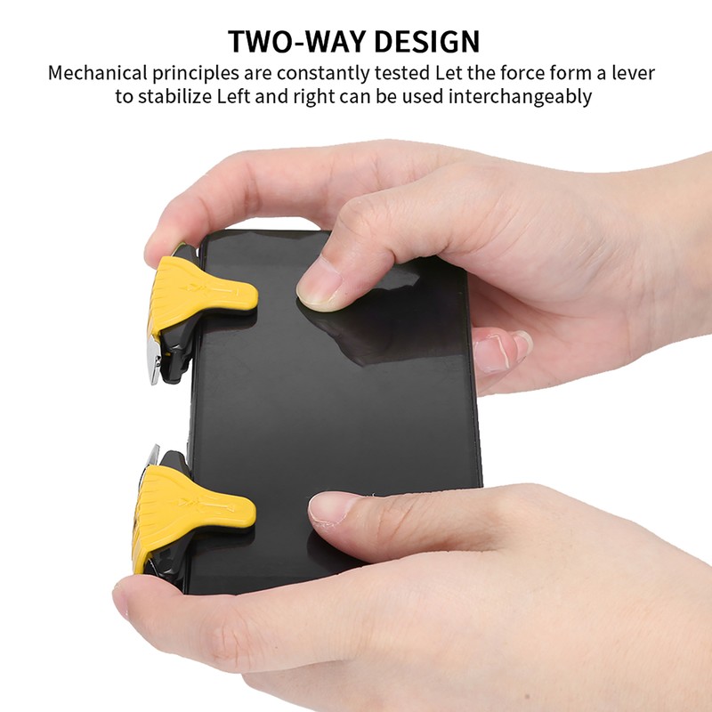 8 Pcs F1 Metal Games Buttons Mobile Shooting Trigger Controller