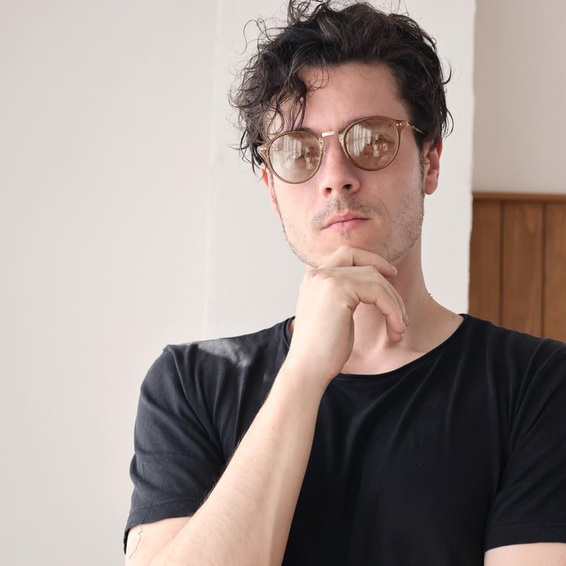 Bliss Leather Date Glasses, Combi-Bost Sunglasses, Unisex, UV Protection, UV