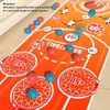 Table Curling Ball Portable Interactive Puzzle Multiplayer Plastic Steel Nonwoven