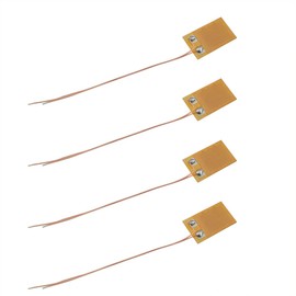 Ruiwaer 4PCS Brown Strain Gauge High-Precision Resistance Strain Gauge Foil Strain Gauge Icstation Foil Resistance Strain Gauge Sensor 350 ohm BF350-3AA Load Cell Pressure Resistance