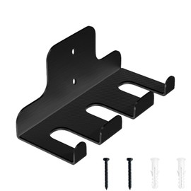 Fitarc Barbell Wall Mount,Barbell Storage for Olympic Barbell,Barbell Hanger for 33mm Bar,Hanging Barbell Rack for Home Gym,Barbell Storage Rack,Garage Gym Bar Wall Rack to Saving Space (3 HOOK)