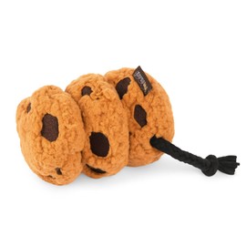 P.L.A.Y. Cute Plush Dog Toys - Coffee Shop Food Themed Durable Squeaker Chew Toy, Great for Puppies & Small, Medium, Large Dogs - Machine Washable, Recycled Materials (Pup Cup Cafe Cookies n' Treats)