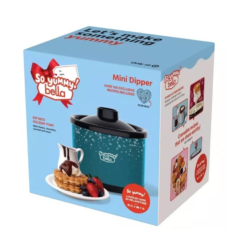 Bella So Yummy Bella Mini Dipper Teal ~ Melt Chocolate,