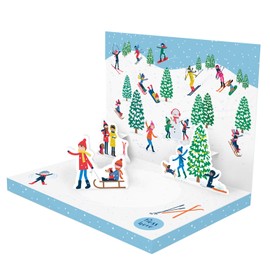 Music Box Card Let It Snow Novelty Dancing Musical Christmas Card MUS-29-CD