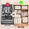 Compression Storage Bags for Down Comforters, Foldable Reusable Organizer for