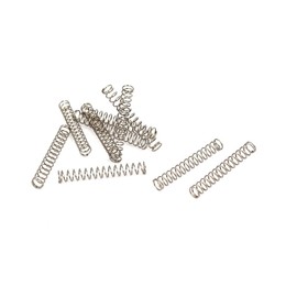 sourcingmap 0.3mmx3mmx20mm 304 Stainless Steel Compression Springs 10pcs