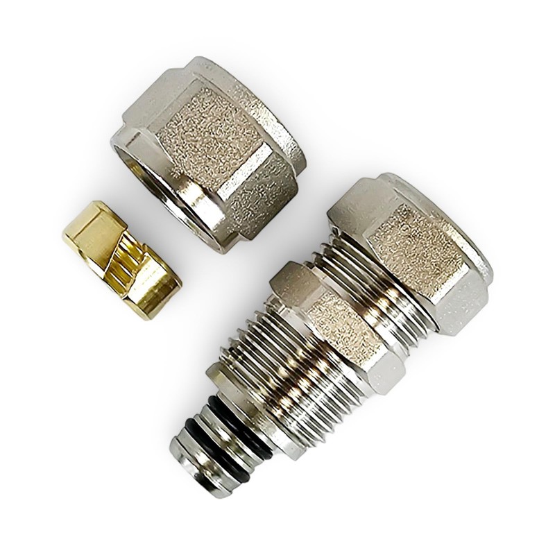 16mm Composite Pipe to 15mm Copper Pipe Reducer Adapter