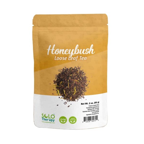 Honeybush Tea 2 ounces , Honeybush Loose Leaf Tea, Resealable Bag , Product of South Africa