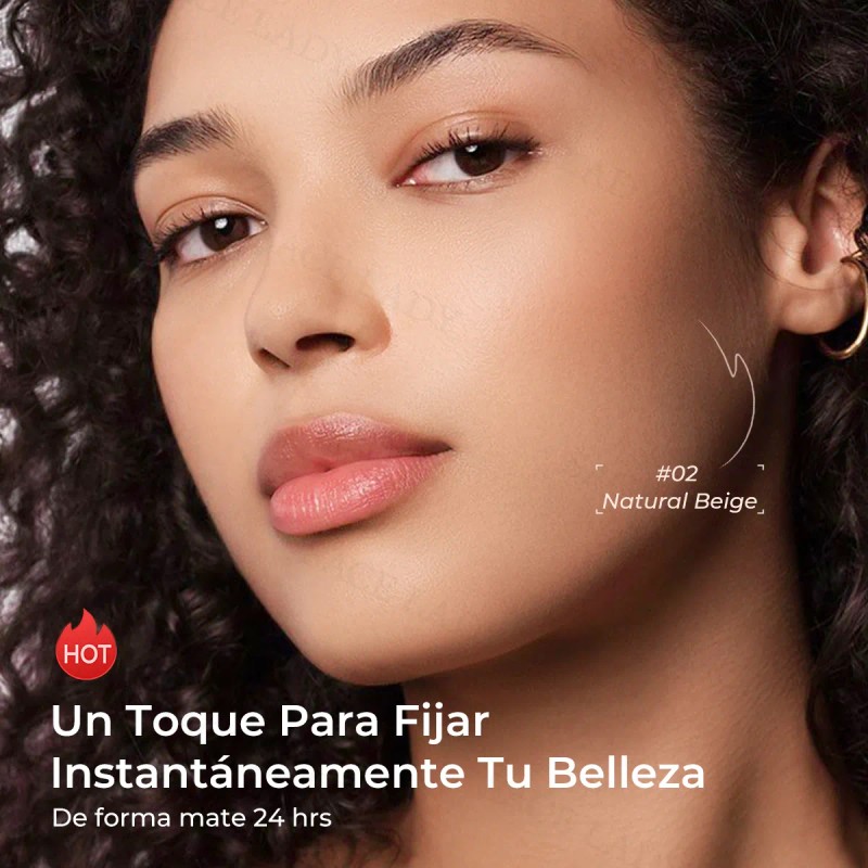 Sace Lady 2pcs Base De Maquillaje Polvo Compacto Mate