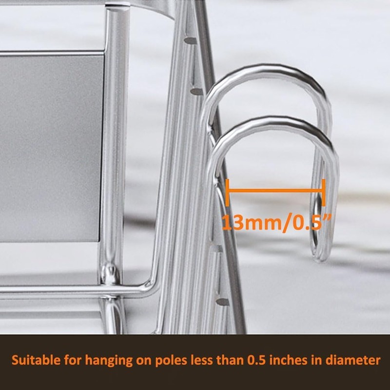 MINGFANITY Sturdy 304 Stainless Steel Utensil Drying Rack Basket, Utensil
