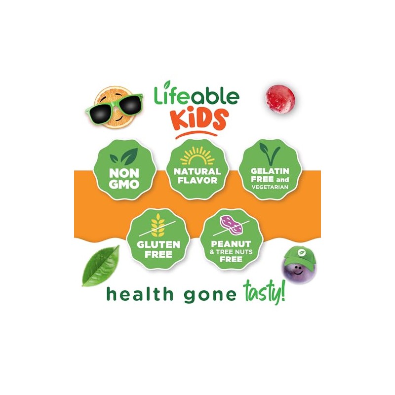 Hierro natural para niños, con vitamina C, 10 mg –