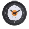 Wall Clock ABS Fried Egg Frying Pan Shape Silent Battery