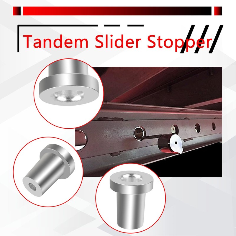 HNeekyr Trailer Tandem Slide Stopper Locking Pin Tandem Stop Tandem