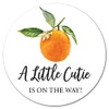 1.5" Round - A Little Cutie is On The Way