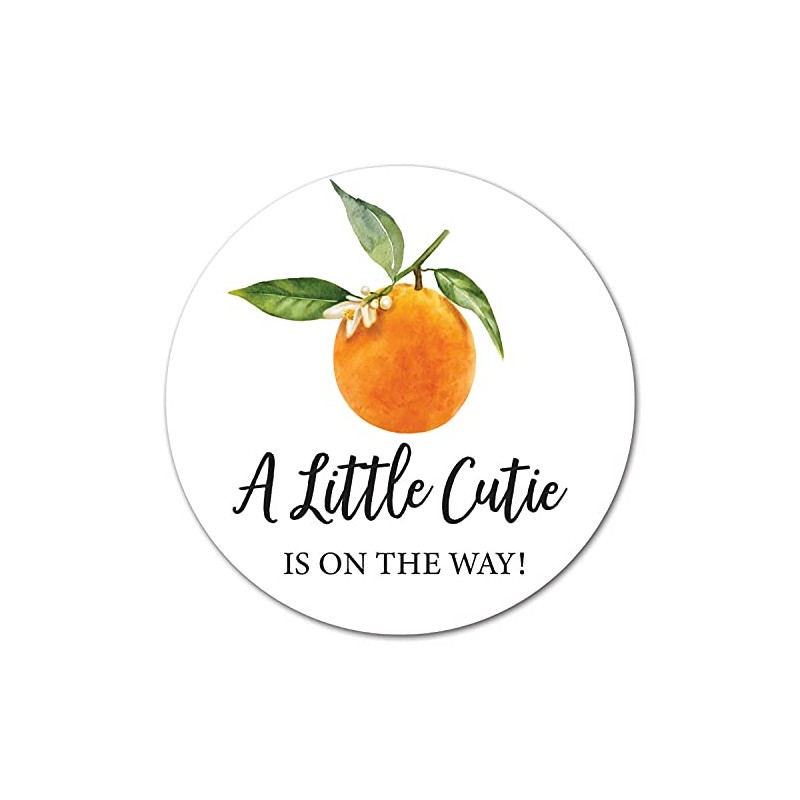 1.5" Round - A Little Cutie is On The Way