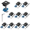 Anbte 10pcs Solar Panels Mid Clamps for Unistrut, Aluminium 1.37"