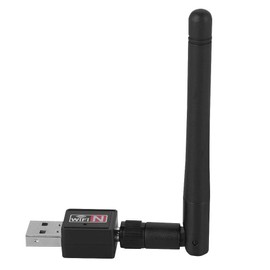 Mugast Adaptador de Red USB 2.0, Adaptador de Tarjeta WiFi de Red inalámbrica de 2.4Ghz a 300 Mbps para 2000 / XP/Vista / 7/8/10 / Soporte 802.11b / g/n