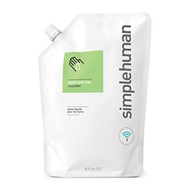 simplehuman Cucumber Moisturizing Pouch Liquid Hand Soap Refill, 1 Pack, 34 Ounce