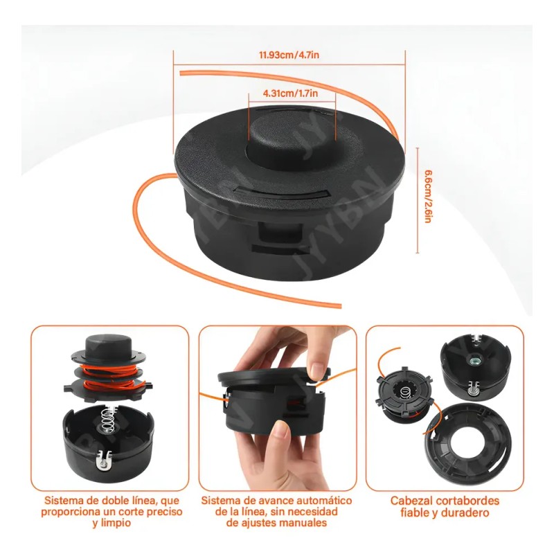 2pcs Cabezal De Repuesto Para Stihl Autocut C25-2 Fs44 Fs55