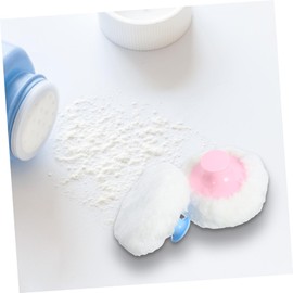 Outanaya 4pcs Soft Powder Puff for Adult Lightweight Quick-drying Talcum Body Applicator Blue Pink Powder Sponges for Gentle Skin Care
