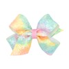 Wee Ones Girls' Ombre Sequin Hair Bow with Grosgrain Underlay