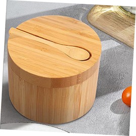 Mikinona Salt Seasoning Container Magnetic Lid Convenient Kitchen Condiment Box for Storing Pepper Sugar and Spices Compact Design for Home and Outdoor Use