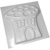 Fairy Mushroom House Concrete Mould ABS Plastic Mold