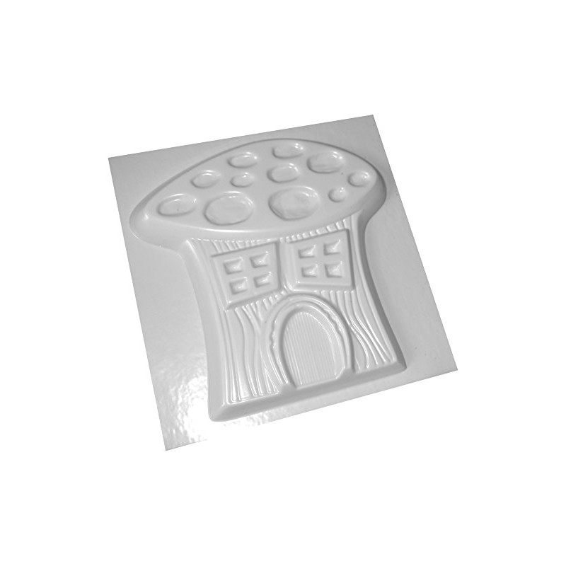 Fairy Mushroom House Concrete Mould ABS Plastic Mold