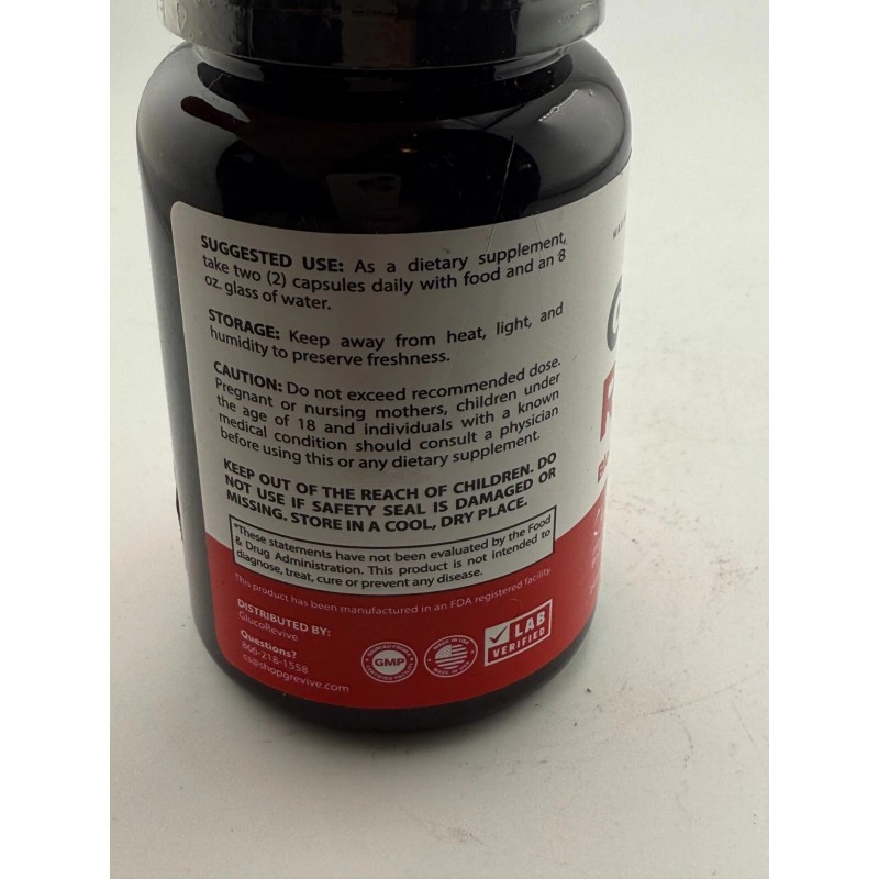 Fusa Natural Gluco Revive Blood Glycogen Support Energy Multivitamin Supplement