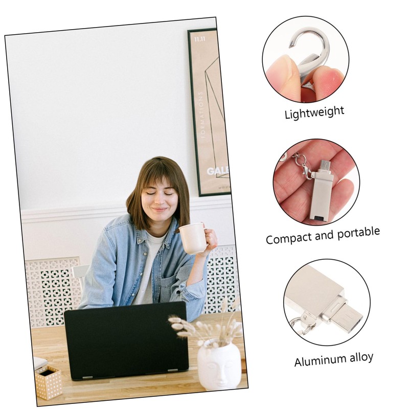 Mipcase 1pc USB Card Reader Adapter for Mobile Devices Portable