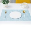 ASYOUWISH Set of 6 PVC Kitchen Table Place Mats, Non-Slip