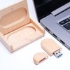 Yaxiny USB Stick Wooden Memory Stick 32 GB USB 3.0