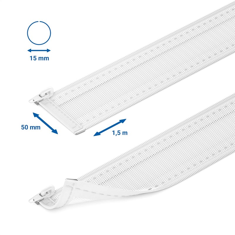 deleyCON 1.5 m Cable Sleeve with Zip 15 mm Diameter