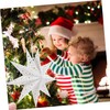 Homoyoyo 3pcs Christmas Shades Folding Paper Hanging Decorations for Warm