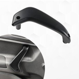 JDMON Front Left Driver Interior Door Pull Handle Replacement for Ford Fiesta 2011-2020 for Manual Window Inner Inside Door Panel Replacement for D2BB-A23943-CA35B8 G2BZ-5823943-JA Black