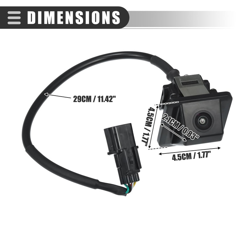Motoforti Rear View Backup Camera, for Kia Optima 2014 2015