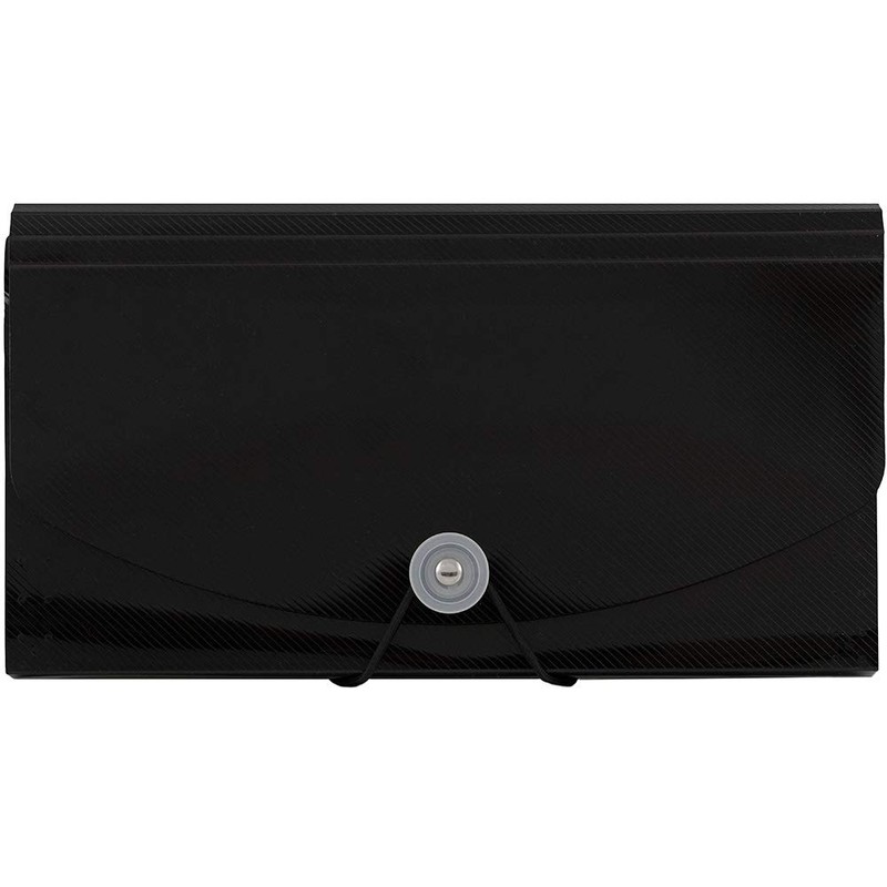 JAM PAPER Accordion Folders - 13 Pocket Plastic Expanding File